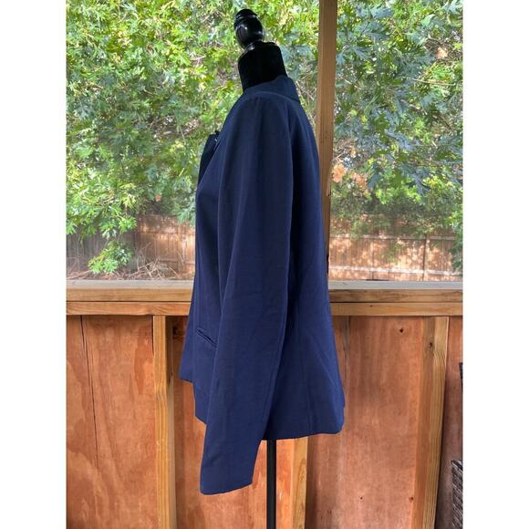 Pendleton Women's Vintage Navy Button Front Jacket Size 12 - Picture 3 of 9